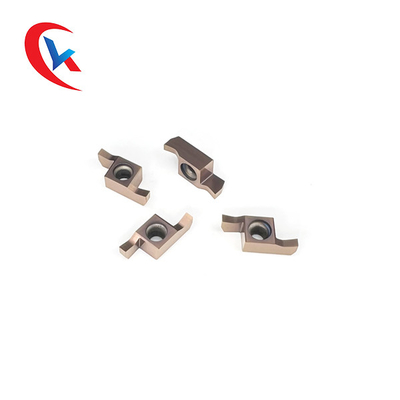 2 คมตัด GER-D HRA 91.8 เม็ดมีดเซาะร่องคาร์ไบด์ความแข็งสำหรับเครื่องจักร CNC