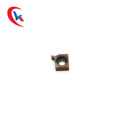 เครื่องมือกลึงอัตโนมัติรุ่น 6GR เม็ดมีดเซาะร่องคาร์ไบด์เคลือบบรอนซ์ HRA91.8