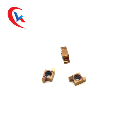 8GR-R PVD Coaing เม็ดมีด 10 เม็ดต่อแพ็ค ใช้ได้กับเครื่อง CNC เม็ดมีดเซาะร่องคาร์ไบด์