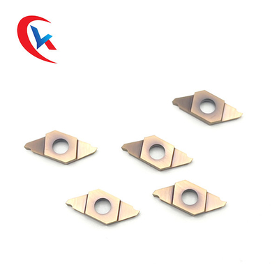 TKF12L200-S คมตัดเคลือบ PVD แบบแบนหมายเลข 2 สำหรับเม็ดมีดเซาะร่องคาร์ไบด์