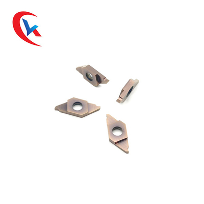 HRA 91.8 เครื่องมือกล TKF12R200-S16 เม็ดมีดเซาะร่องคาร์ไบด์ขอบตัดลาดเอียง