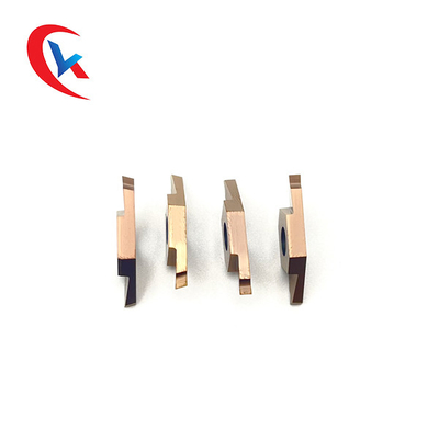 HRA 91.8 เครื่องมือกล TKF12R200-S16 เม็ดมีดเซาะร่องคาร์ไบด์ขอบตัดลาดเอียง