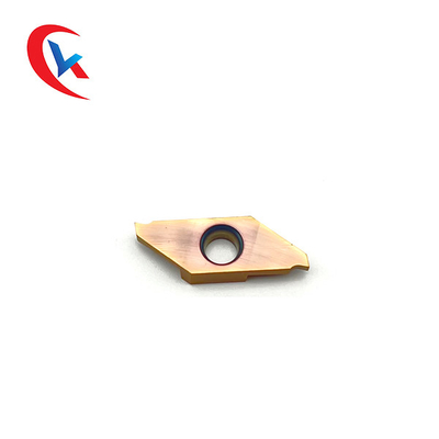 TKF16R200-S16 สำหรับเครื่องกลึงโรตารี่ความกว้างของช่อง 1.0-3.0 มม.เคลือบ PVD ProcessingCarbide Grooving แทรก