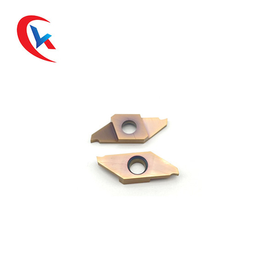 TKF16R200-S16 สำหรับเครื่องกลึงโรตารี่ความกว้างของช่อง 1.0-3.0 มม.เคลือบ PVD ProcessingCarbide Grooving แทรก