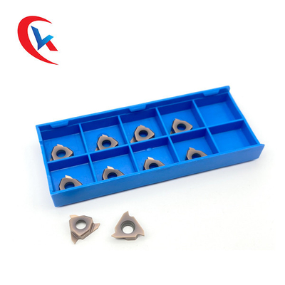 TGF32R100 ความกว้างของช่องที่กำหนดเอง 3 ขอบตัดการเคลือบ PVD มีดมือซ้ายคาร์ไบด์เซาะร่องแทรก