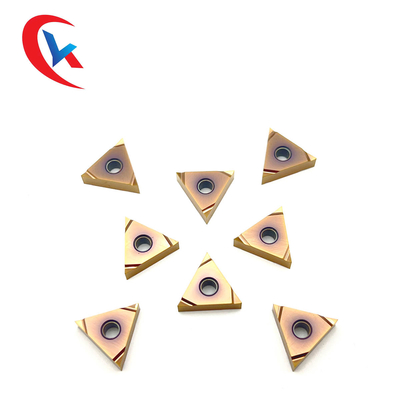 TNGG160401R-S สามเหลี่ยมเครื่องกลึงใบมีดหัว Cermet เครื่องหนีบใบมีดทังสเตนคาร์ไบด์แทรก