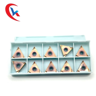 TNGG160401R-S สามเหลี่ยมเครื่องกลึงใบมีดหัว Cermet เครื่องหนีบใบมีดทังสเตนคาร์ไบด์แทรก