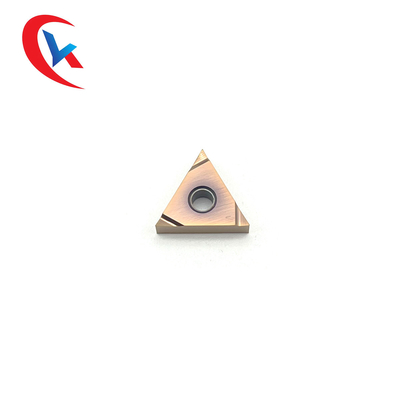 TNGG160401R-S สามเหลี่ยมเครื่องกลึงใบมีดหัว Cermet เครื่องหนีบใบมีดทังสเตนคาร์ไบด์แทรก