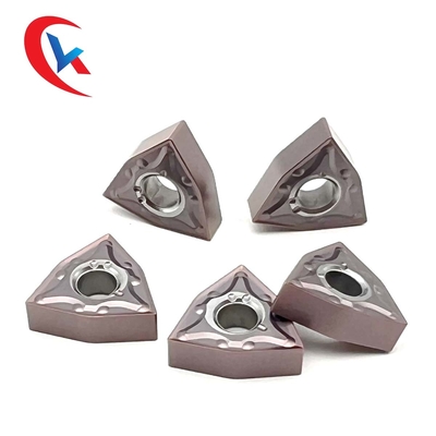 WNMG080404-MA PVD เคลือบคาร์ไบด์มิลลิ่งแทรกการตกแต่งสแตนเลส