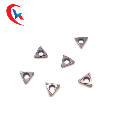 TPGH090202L-S 60 °มุมคมตัดทังสเตนคาร์ไบด์แทรกสำหรับการตัดเฉือน