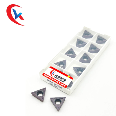 TCMT16T304 เครื่อง CNC ทังสเตนคาร์ไบด์แทรกการตกแต่งสแตนเลส