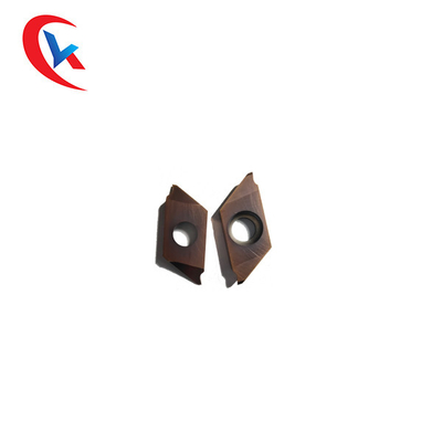 เครื่องตัดเกลียว TTPS60FR4A ใบมีดคาร์ไบด์สำหรับกลึงเม็ดมีดเซาะร่องคาร์ไบด์