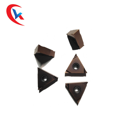 TNGG160401R-S สามเหลี่ยมเครื่องกลึงใบมีดหัว Cermet เครื่องหนีบใบมีดทังสเตนคาร์ไบด์แทรก