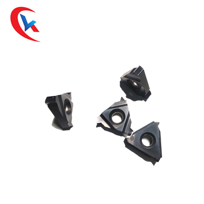 เม็ดมีดกลึงคาร์ไบด์ 16NR2.5ISO-M CVD PVD เม็ดมีดเซาะร่องคาร์ไบด์เคลือบ