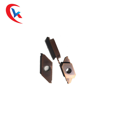 เม็ดมีดเครื่องมือตัด CNC คาร์ไบด์ ISO และเม็ดมีดเซาะร่องคาร์ไบด์เคลือบพีวีซีต้านทานการสึกหรอสูง